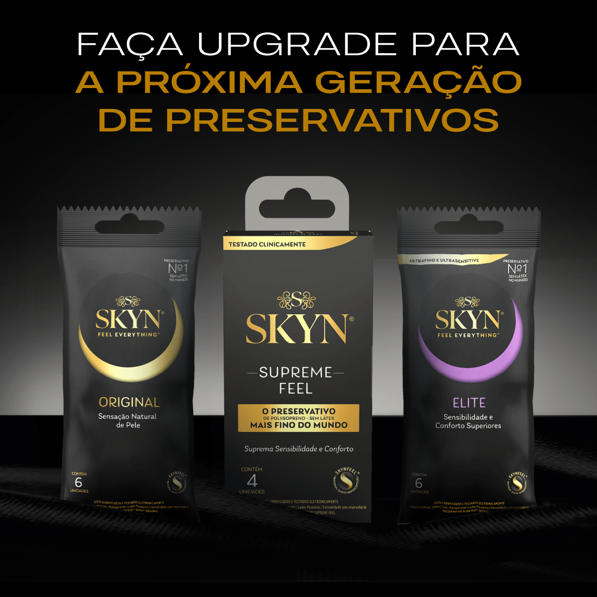 Preservativo Blowtex Skyn Original Lubrificado Sem Látex 8 Unidades — foto 5