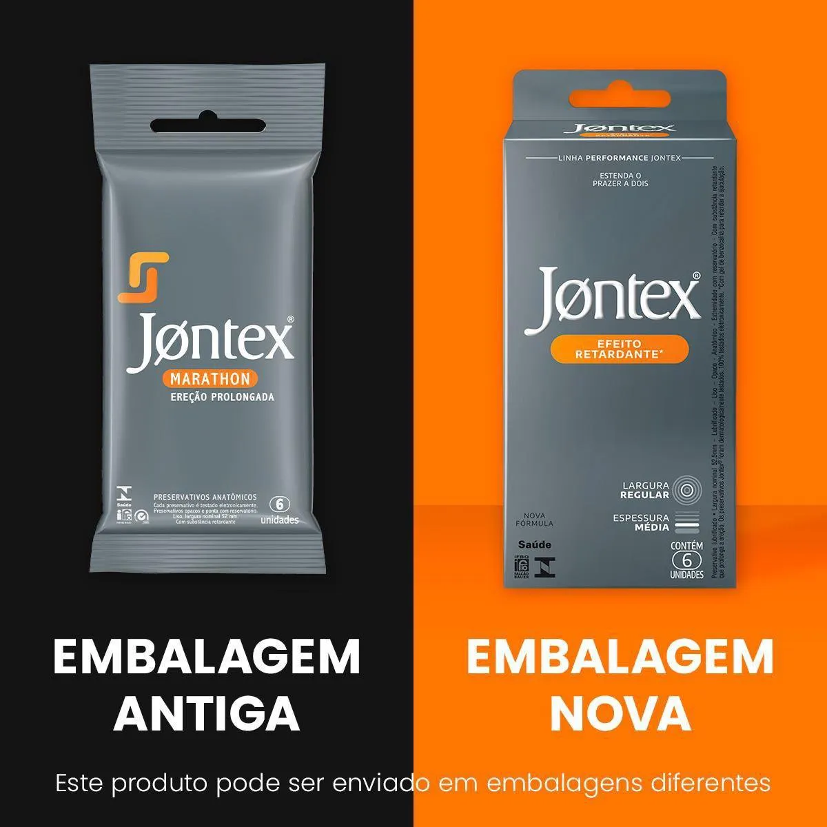Preservativo Jontex Efeito Retardante Camisinha 6 unidades — foto 2