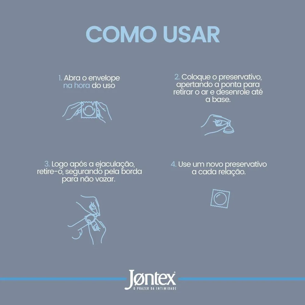 Preservativo Jontex Sensitive Lubrificado Fino Regular 8 Unidades — foto 5
