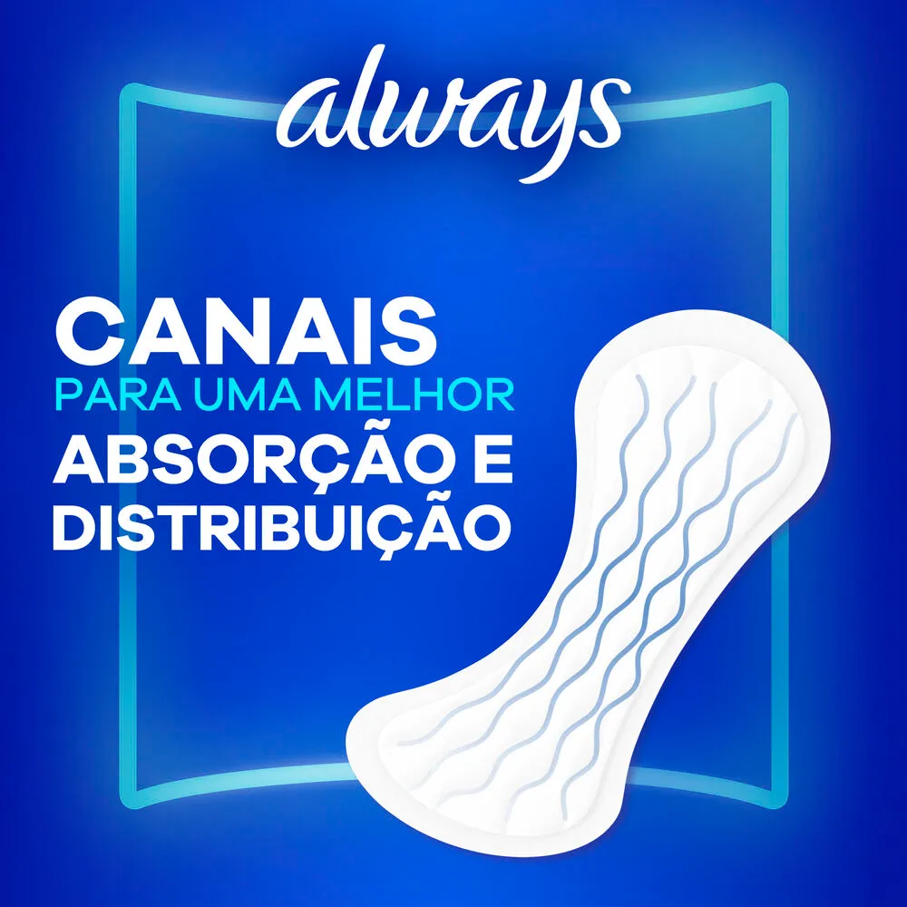Protetor Diário Always Diários Hipoalergênico Sem Perfume 80 Unidades — foto 3