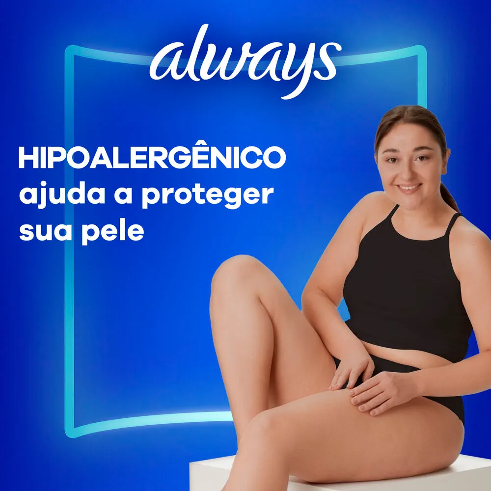 Protetor Diário Always Diários Hipoalergênico Sem Perfume 80 Unidades — foto 6