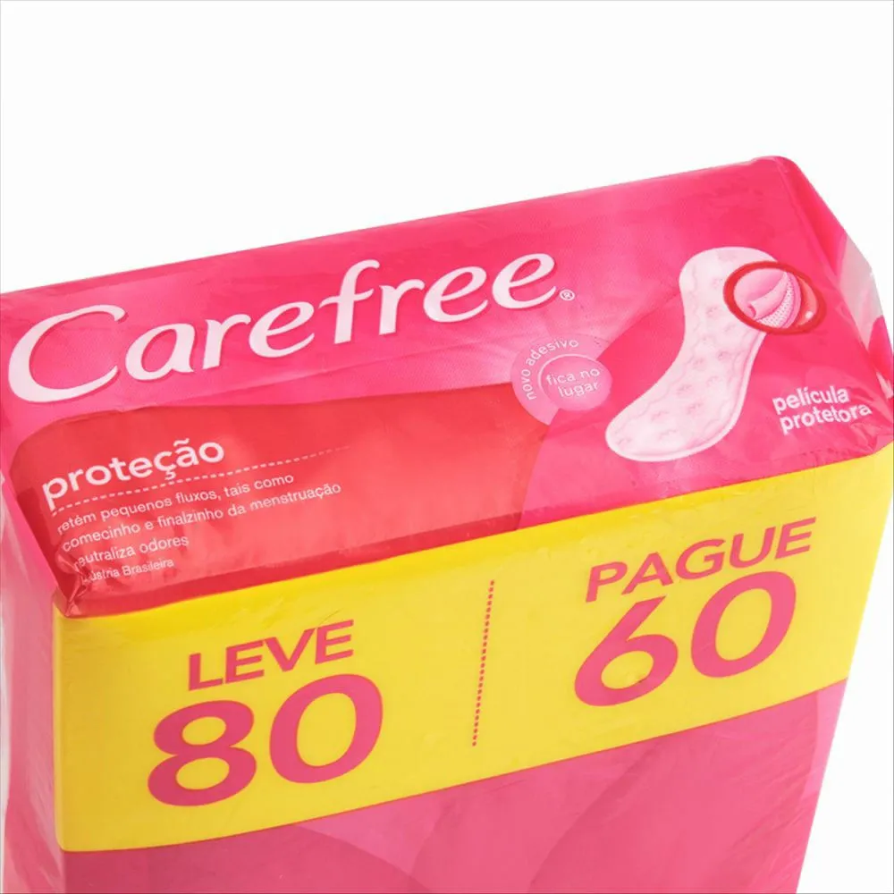 Protetor Diário Carefree Proteção com Perfume 80 Unidades — foto 8