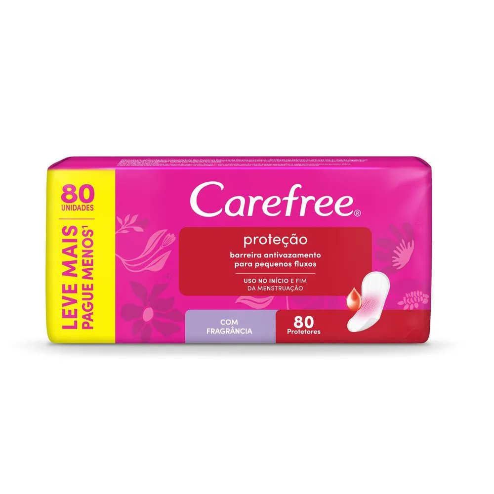 Protetor Diário Carefree Proteção com Perfume 80 Unidades — foto 5
