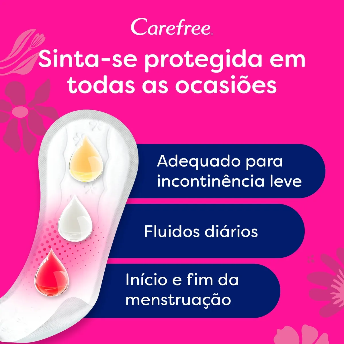 Protetor Diário Carefree Proteção Extra Longo Com Fragância 60un — foto 6
