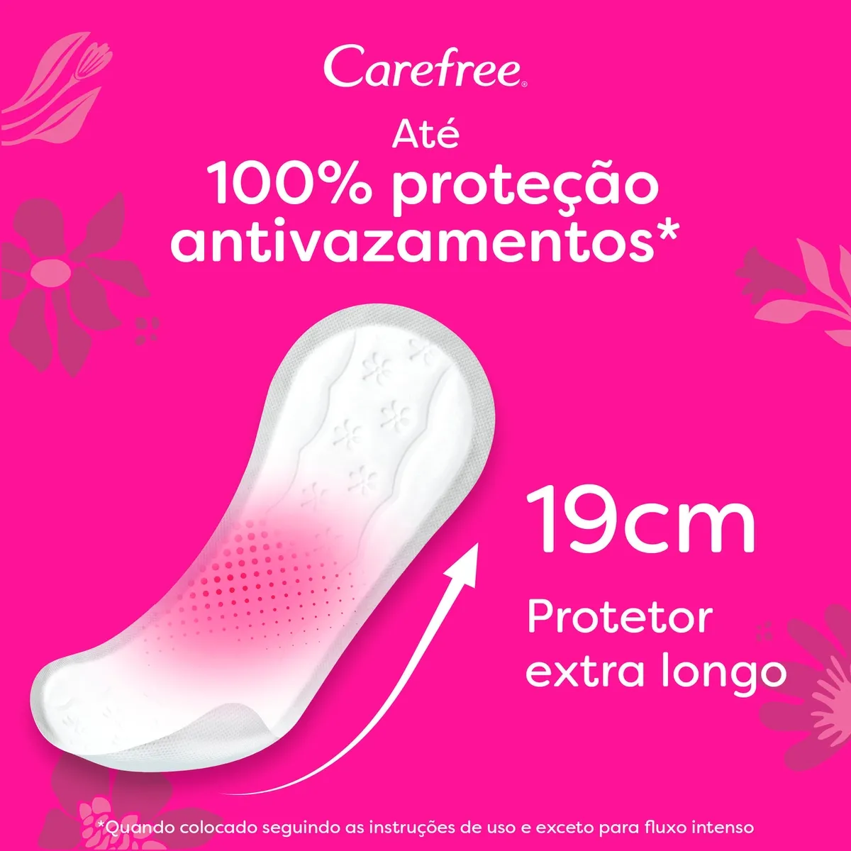 Protetor Diário Carefree Proteção Extra Longo Com Fragância 60un — foto 5