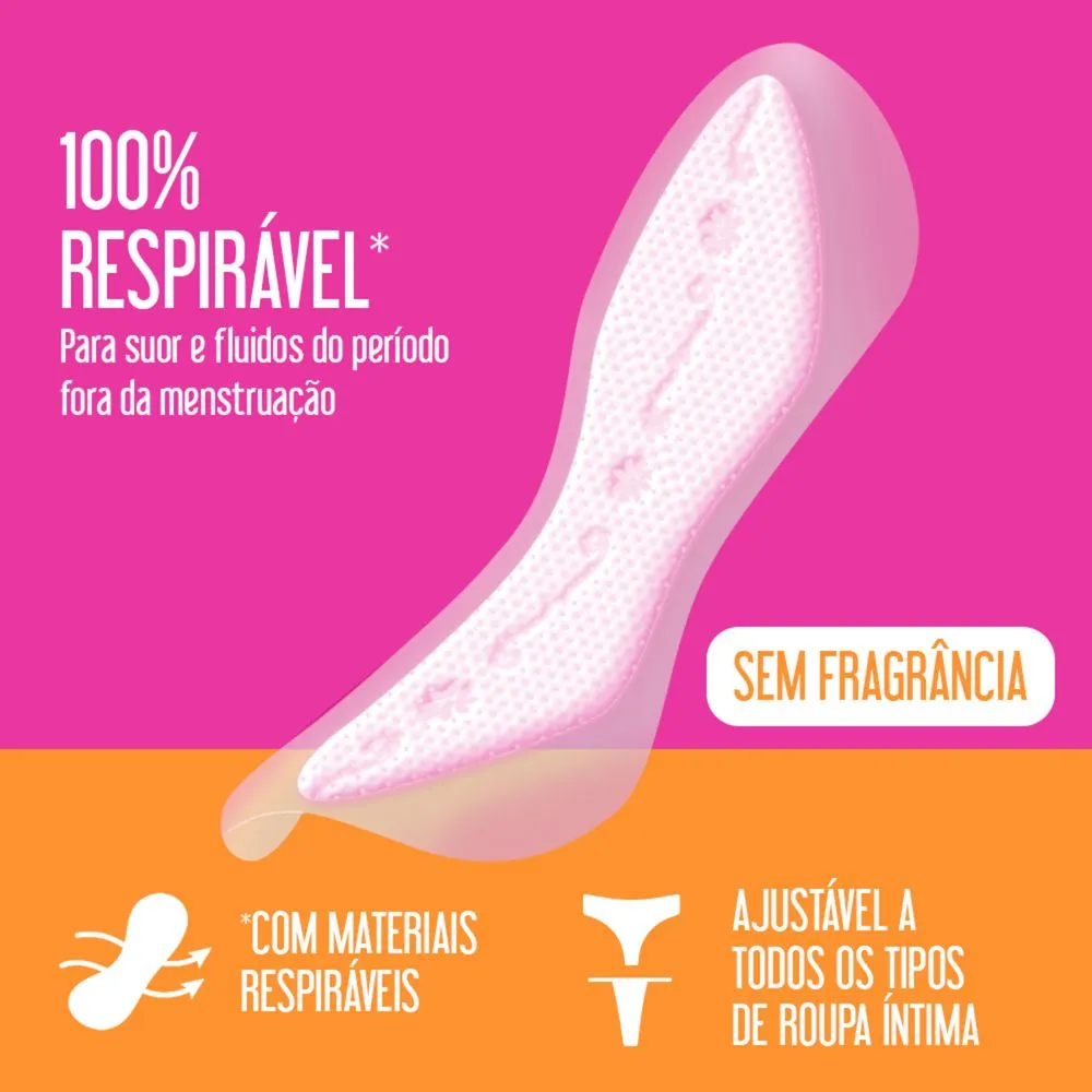 Protetor Diário Carefree Todo Dia Flexi Sem Perfume 80 Unidades — foto 6