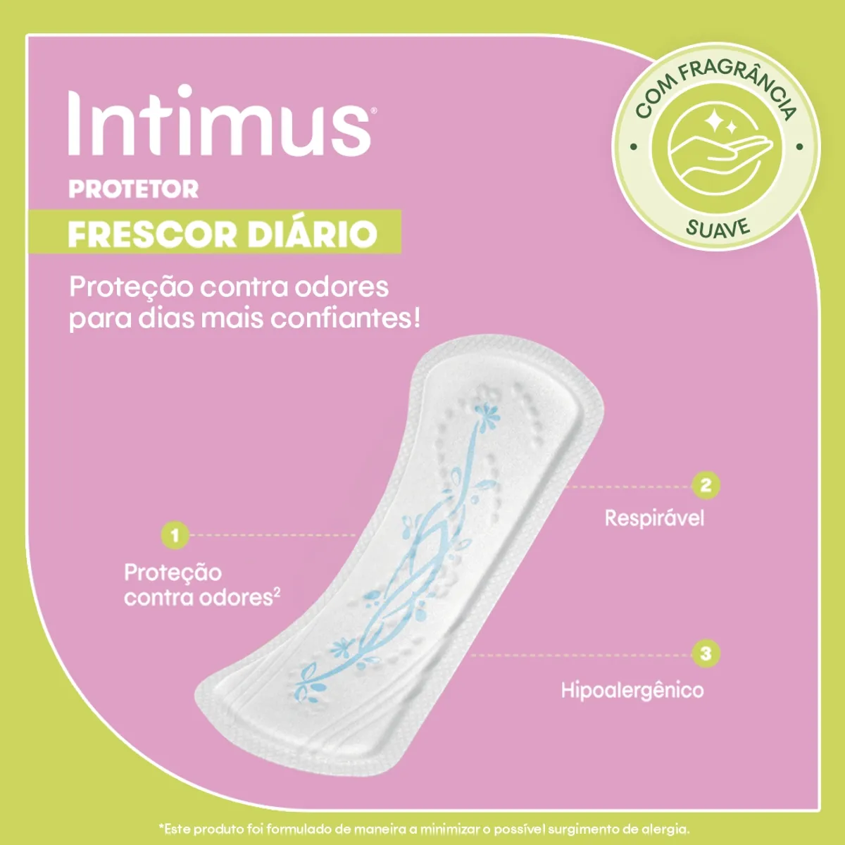 Protetor Diário Intimus Frescor Diário 80 Unidades — foto 2