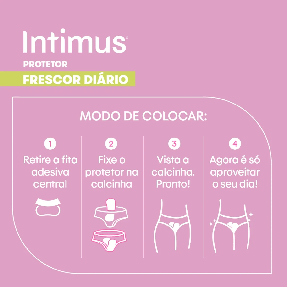 Protetor Diário Intimus Frescor Diário 80 Unidades — foto 4