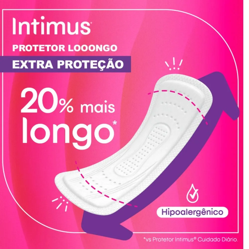 Protetor Diário Intimus Longo Extra Proteção 48 Unidades — foto 2