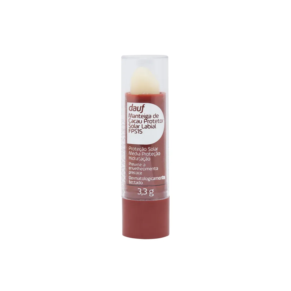Protetor Labial Dauf Manteiga De Cacau Fps15 3,3 G