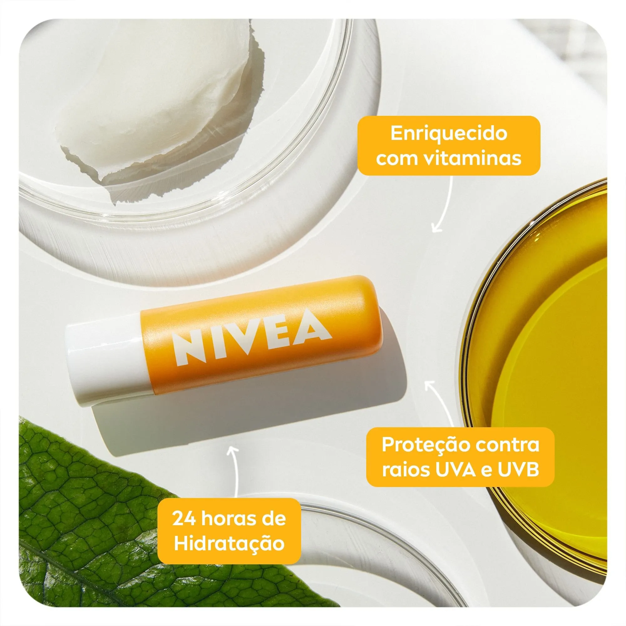 Protetor Labial Nivea Sun Protect Hidratante FPS30 4,8g — foto 4