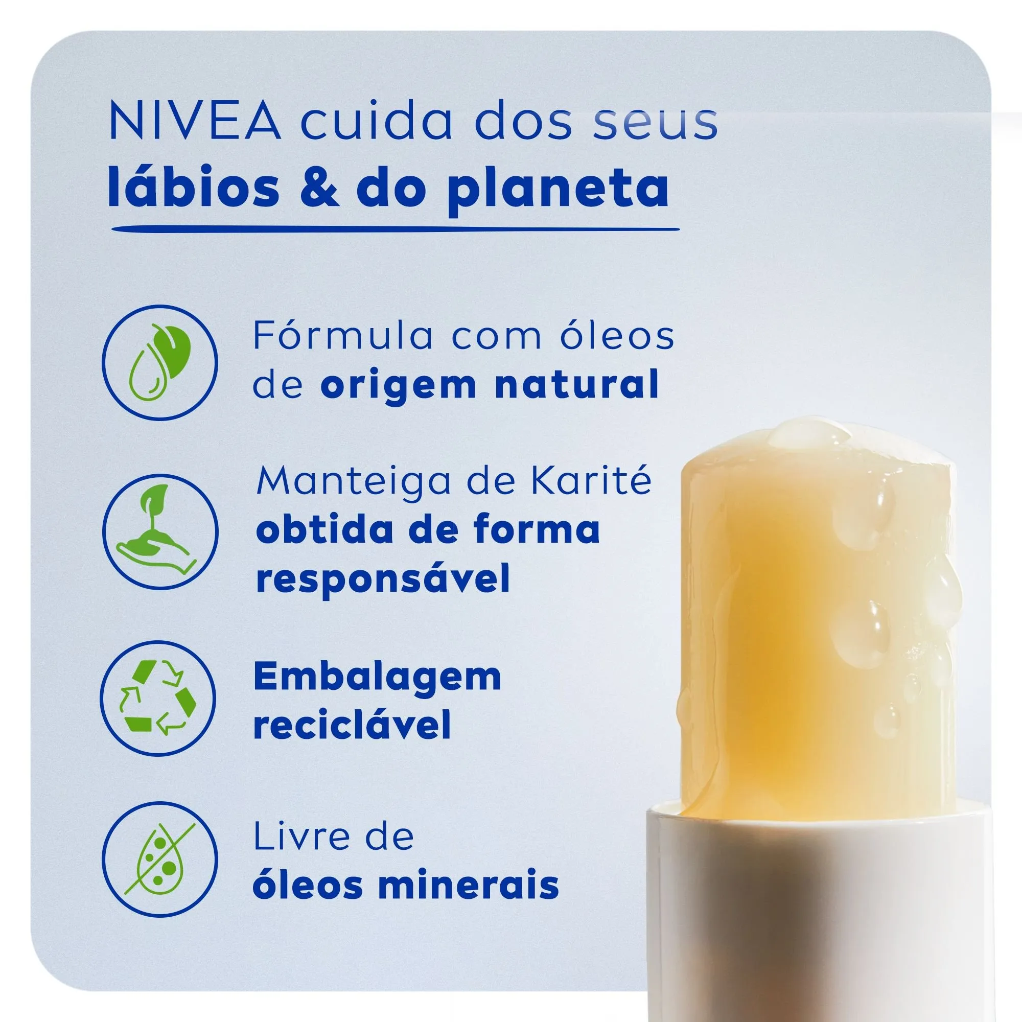 Protetor Labial Nivea Sun Protect Hidratante FPS30 4,8g — foto 5
