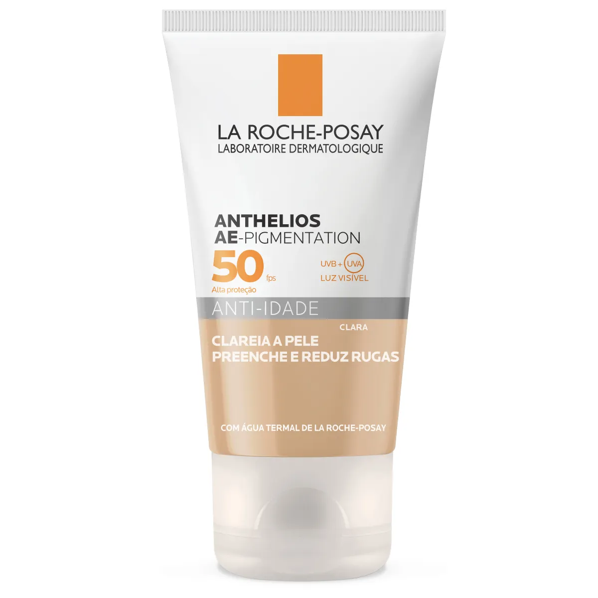 Protetor Solar Anti-Idade Anthelios Ae Pigmentation FPS 50 Clareador Cor Clara 40g