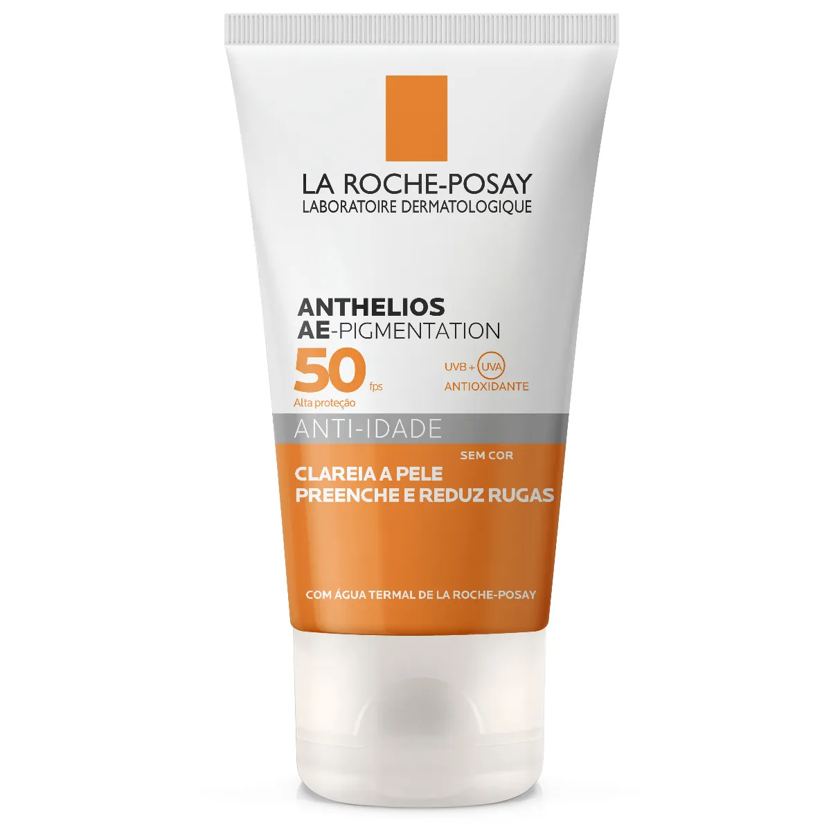 Protetor Solar Anti Idade Anthelios Ae Pigmentation FPS 50 Clareador Sem Cor 40g