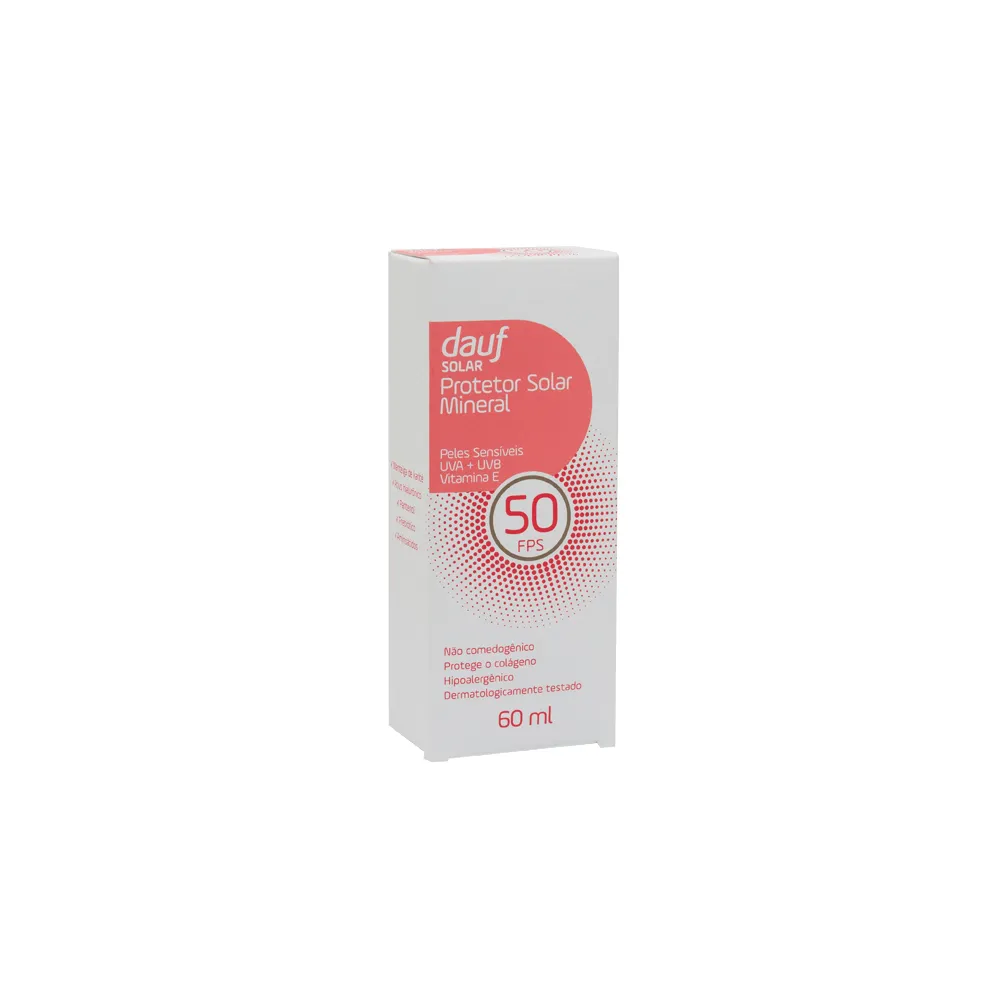Protetor Solar Dauf Mineral Peles Sensíveis FPS50 60ml — foto 2
