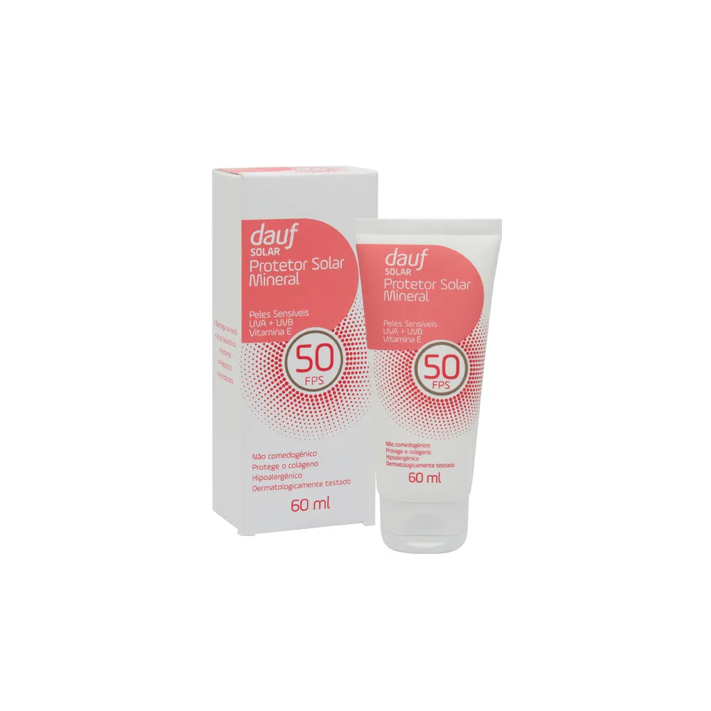 Protetor Solar Dauf Mineral Peles Sensíveis FPS50 60ml — foto 3