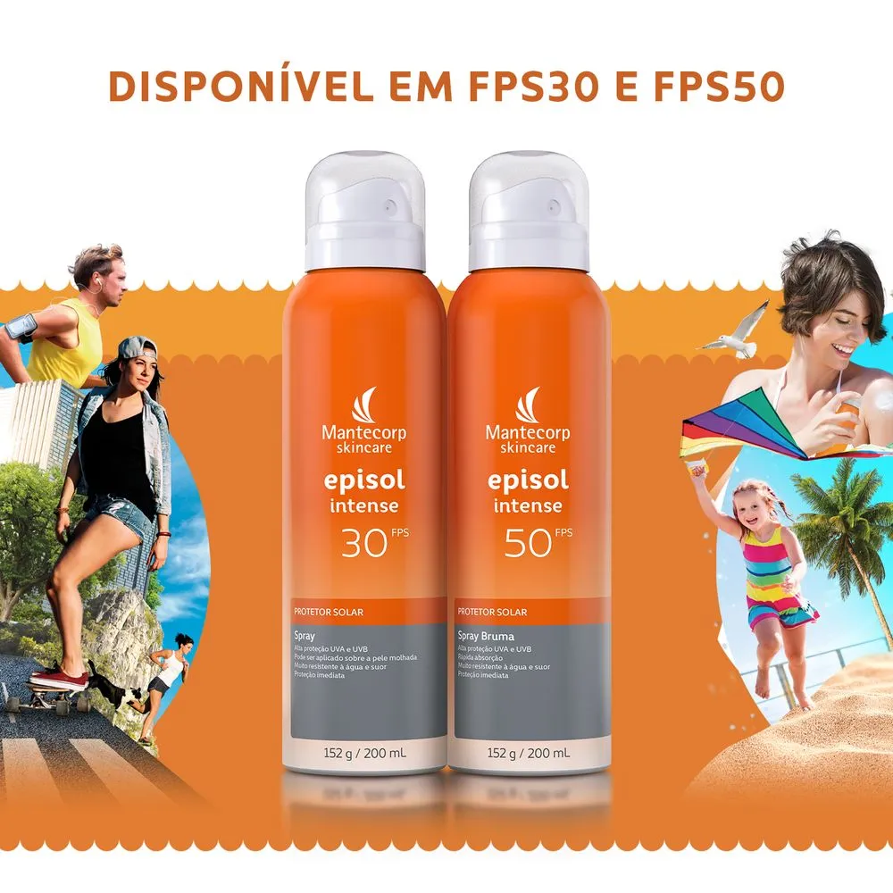 Protetor Solar Episol Intense FPS50 Bruma Spray 200ml — foto 5