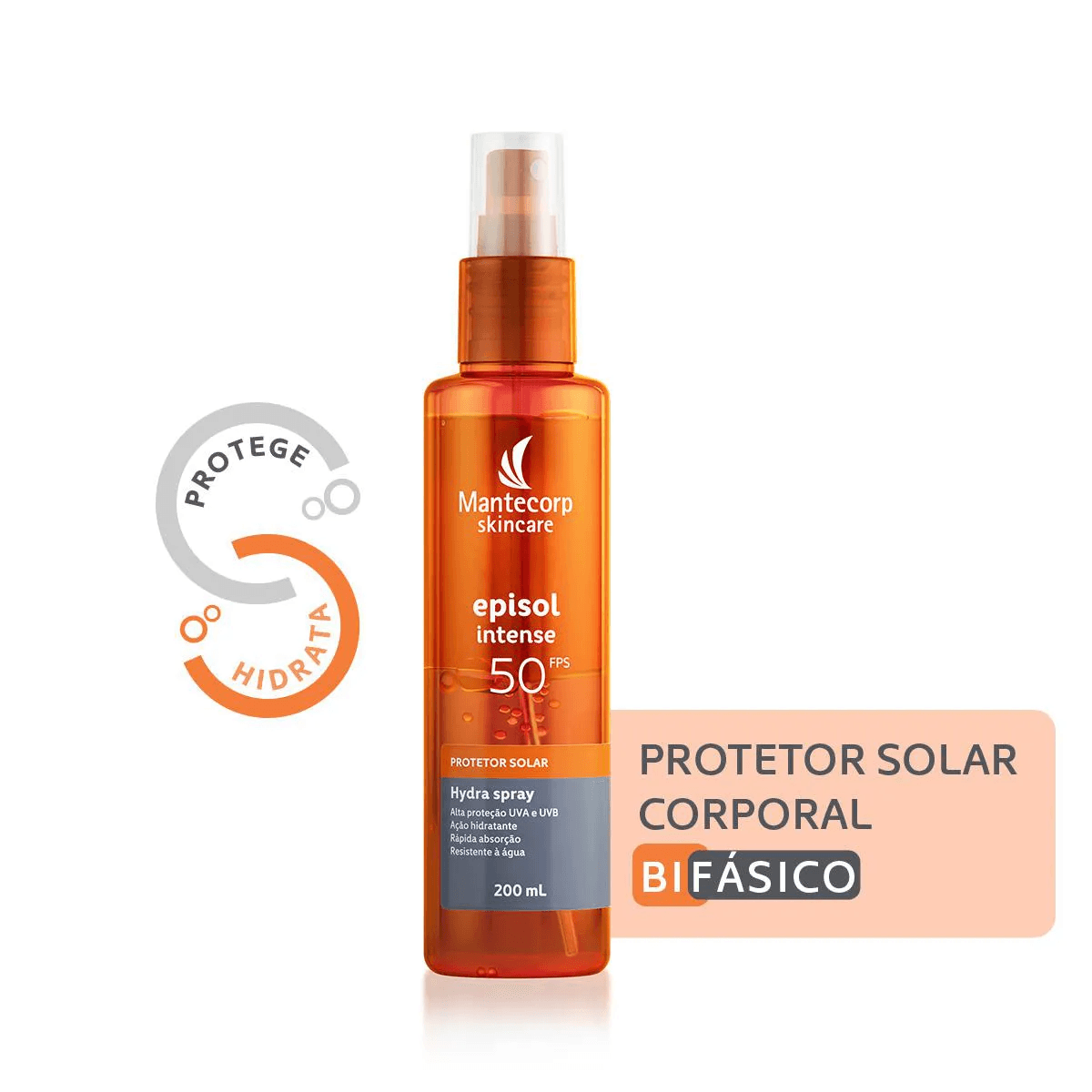 Protetor Solar Episol Intense FPS50 Hidra Spray 200ml — foto 2