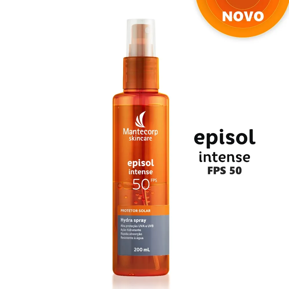 Protetor Solar Episol Intense FPS50 Hidra Spray 200ml