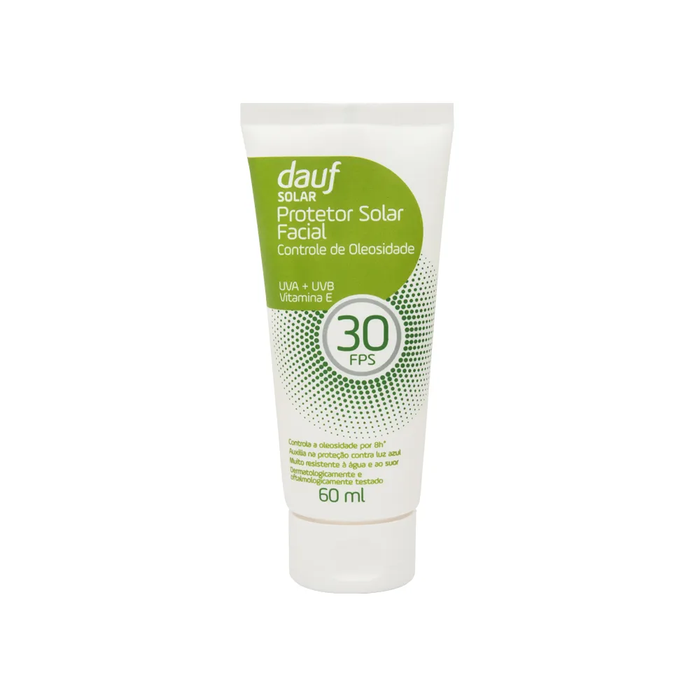 Protetor Solar Facial Dauf Controle de Oleosidade FPS30 60ml