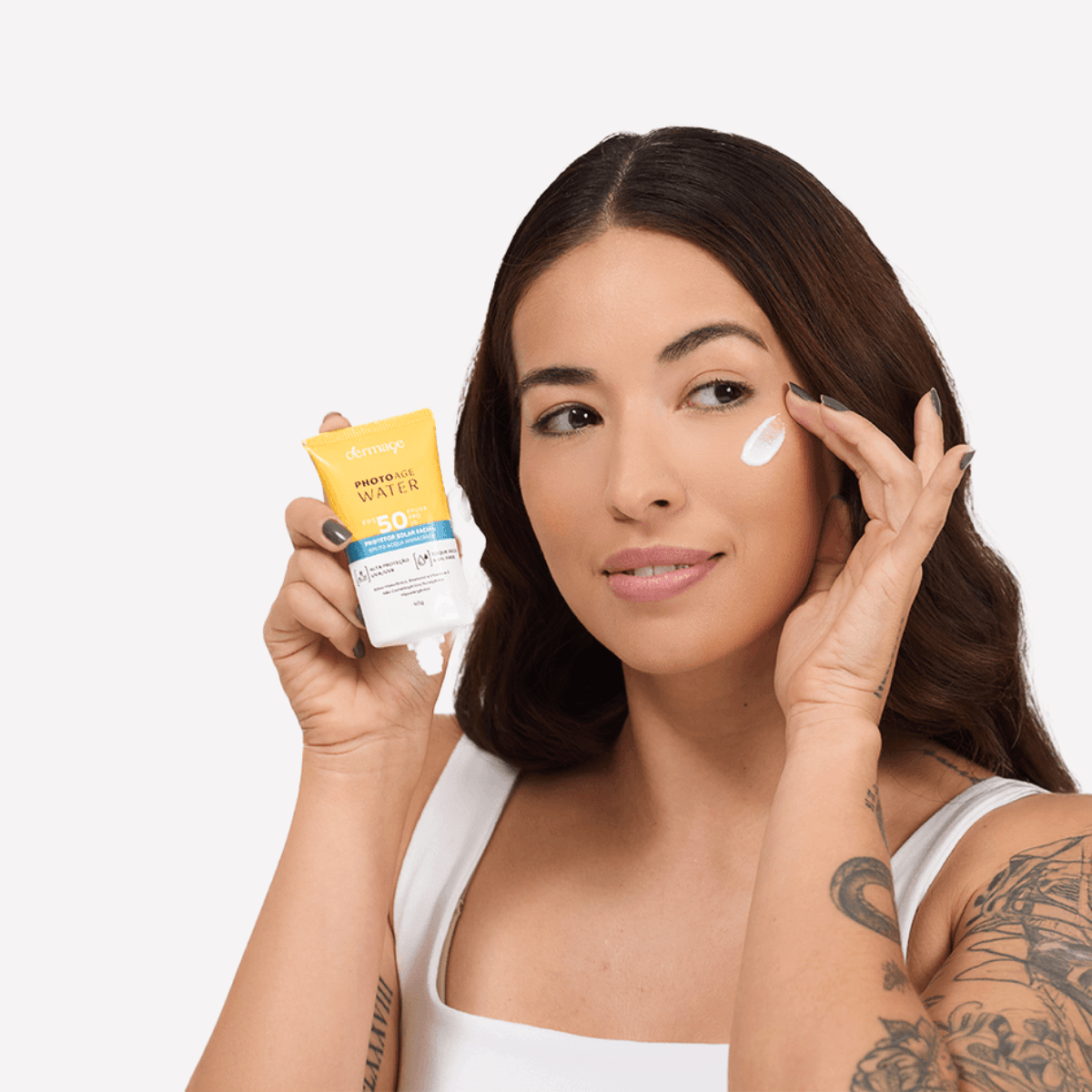 Protetor Solar Facial Dermage Photoage Water Toque Seco FPS50 40g — foto 6