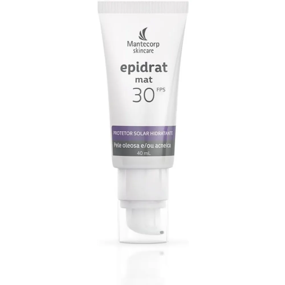 Protetor Solar Facial Epidrat Mat FPS30 Acabamento Matte 40ml