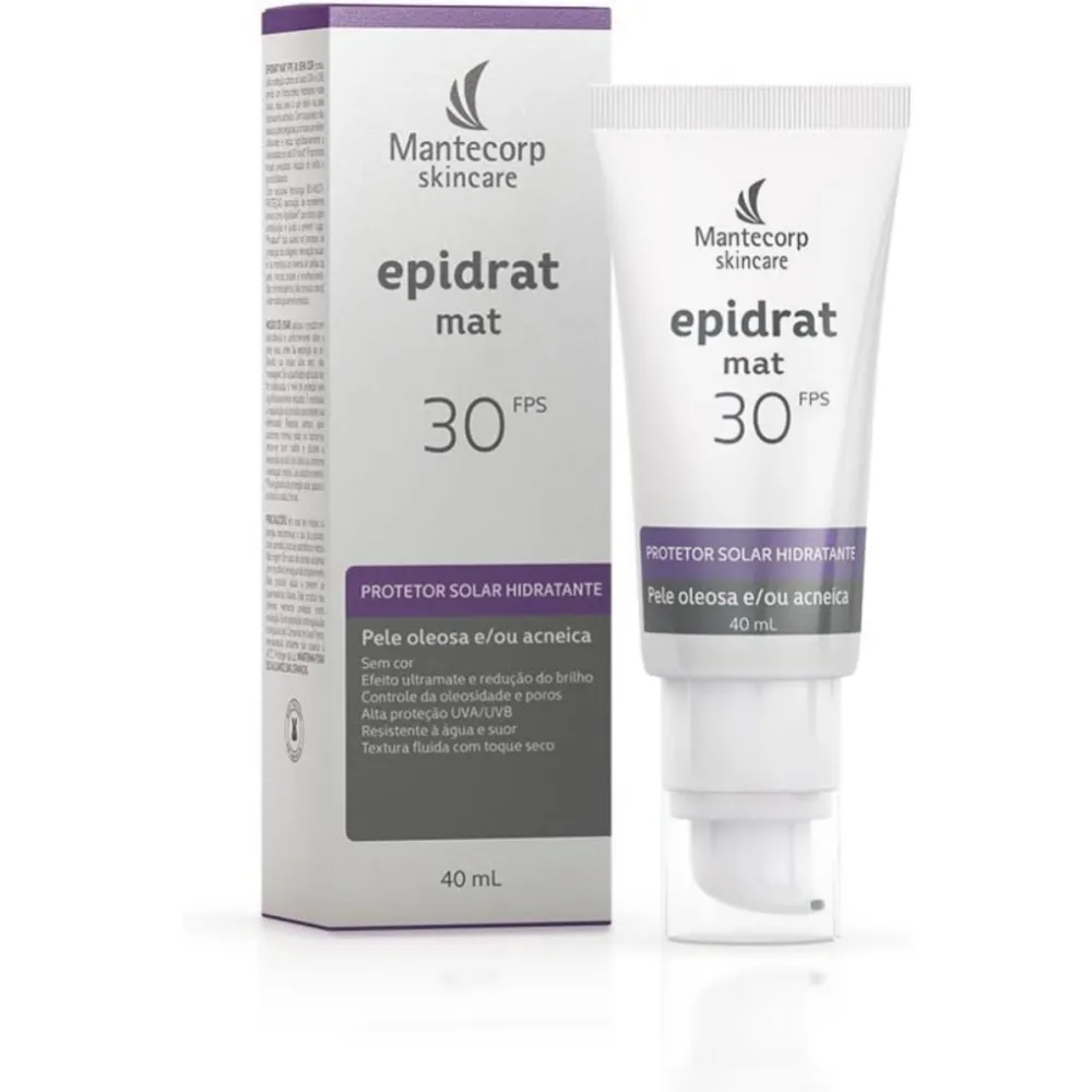 Protetor Solar Facial Epidrat Mat FPS30 Acabamento Matte 40ml — foto 2