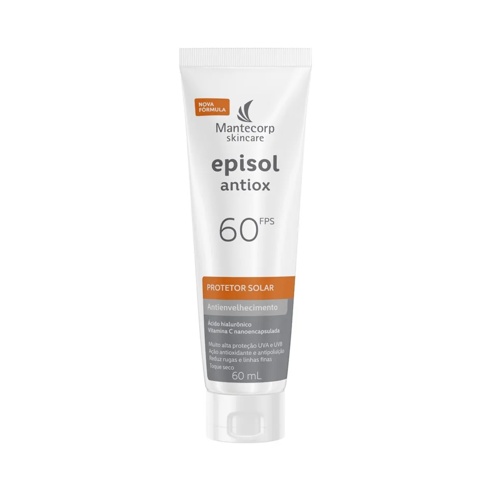 Protetor Solar Facial Episol Antiox FPS60 Antienvelhecimento 60g