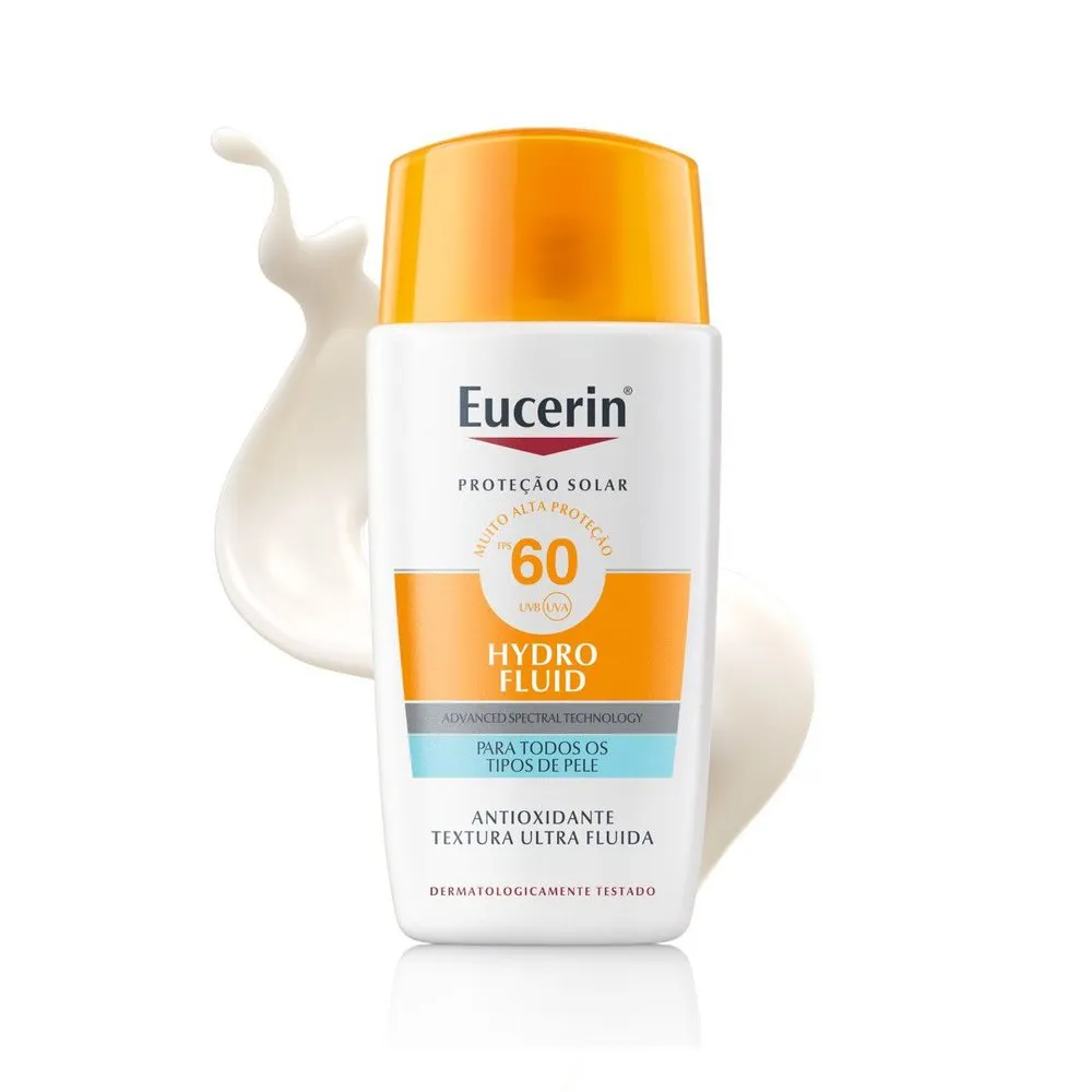 Protetor Solar Facial Eucerin Sun Hydro Fluid FPS60 50ml