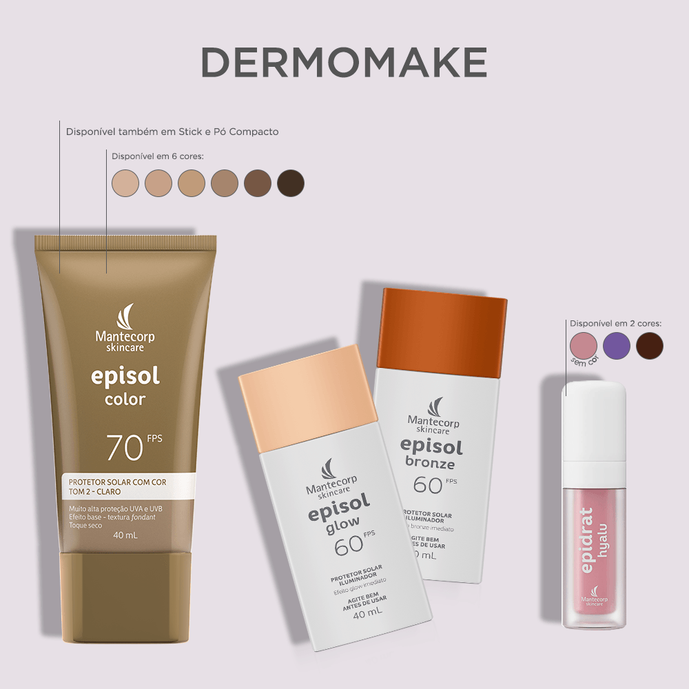 Protetor Solar Facial Iluminador Episol Glow FPS60 40ml — foto 9
