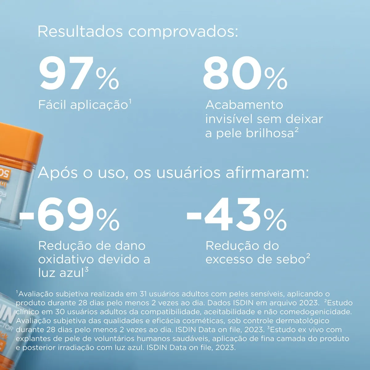 Protetor Solar Facial ISDIN Invisible Stick FPS50 Stick 10g — foto 4