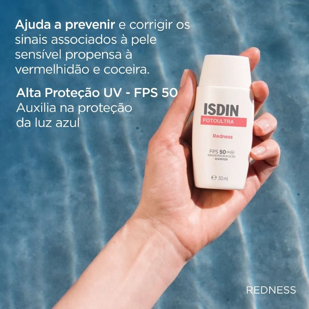Protetor Solar Facial ISDIN Redness FPS50 50ml — foto 4