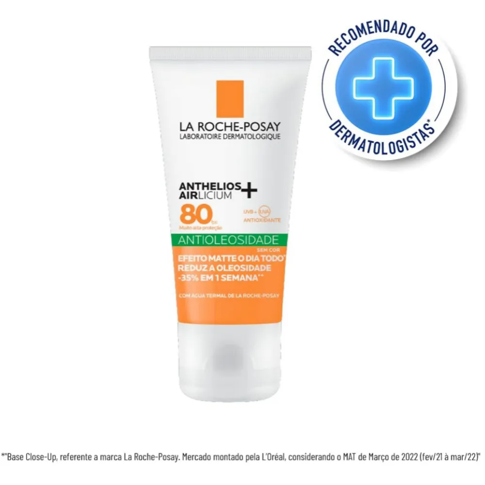 Protetor Solar Facial La Roche-Posay Anthelios Airlicium+ FPS80 40g — foto 2