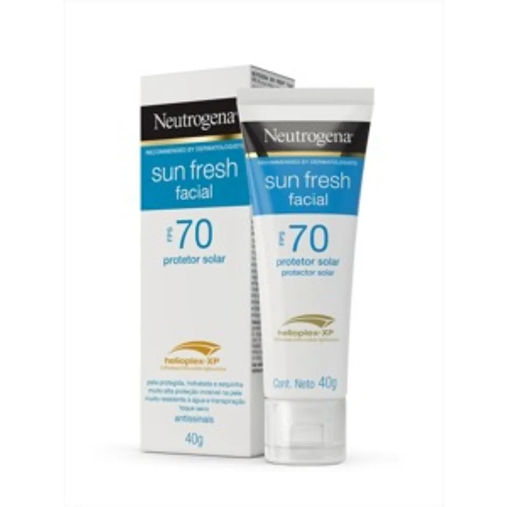 Protetor Solar Facial Neutrogena Sun Fresh FPS70 40g — foto 2