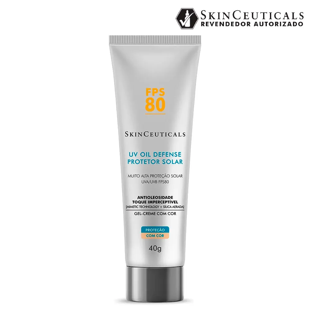 Protetor Solar Facial SkinCeuticals UV Oil Defense FPS80 Com Cor 40g