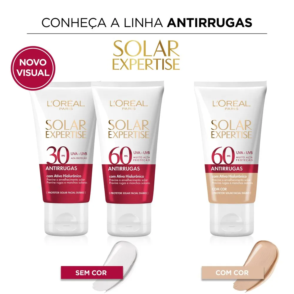 Protetor Solar Facial Solar Expertise Antirrugas FPS60 40g — foto 4