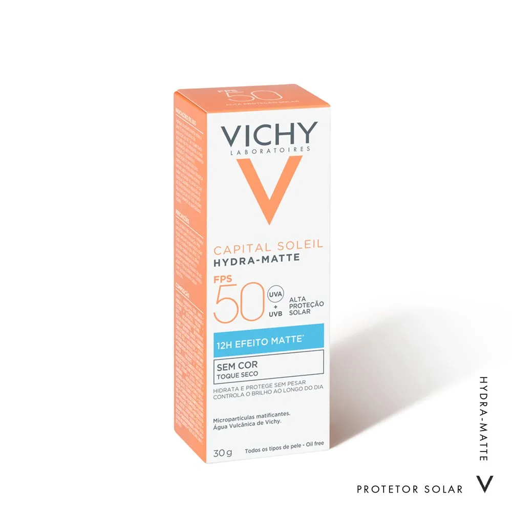 Protetor Solar Facial Vichy Capital Soleil Hydra Matte FPS50 30g — foto 10