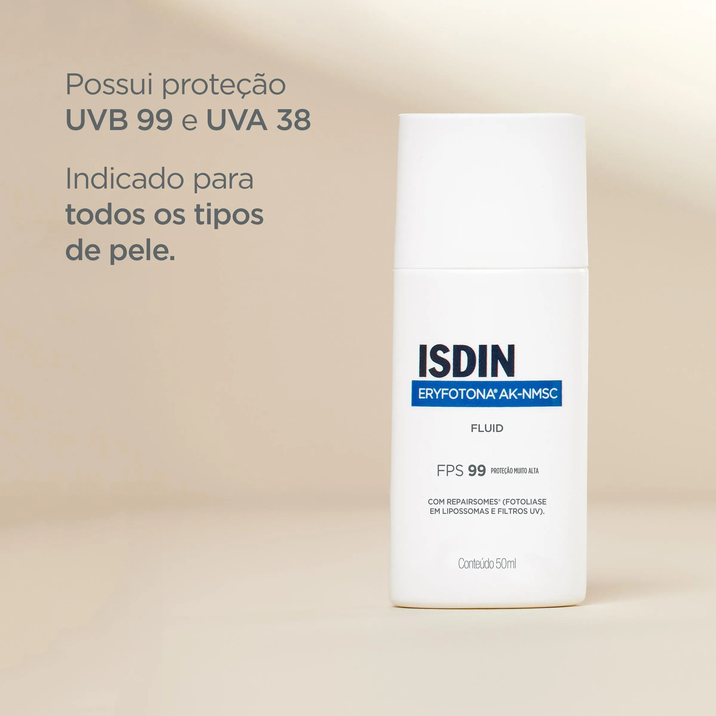 Protetor Solar ISDIN Eryfotona AK-NMSC FPS99 Fluid 50ml — foto 4
