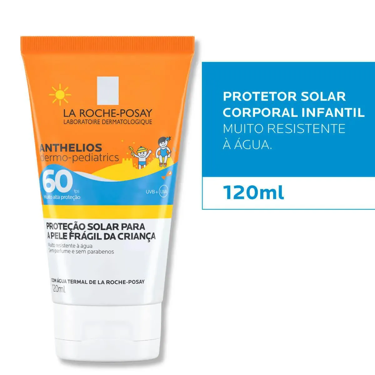 Protetor Solar La Roche-Posay Anthelios FPS60 Dermo-Pediatrics 120ml