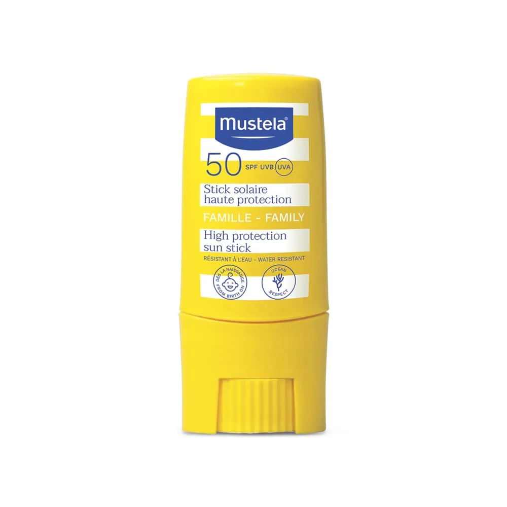 Protetor Solar Mustela FPS50 Sem Perfume Stick 8g