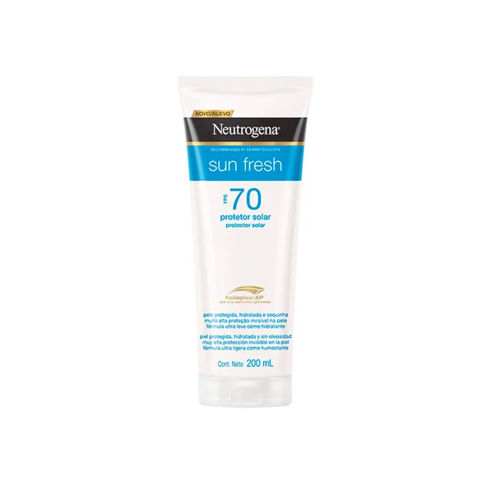 Protetor Solar Neutrogena Sun Fresh FPS70 200ml — foto 4