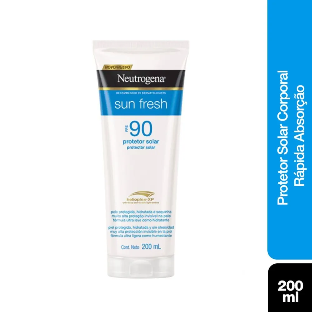 Protetor Solar Neutrogena Sun Fresh FPS90 200ml