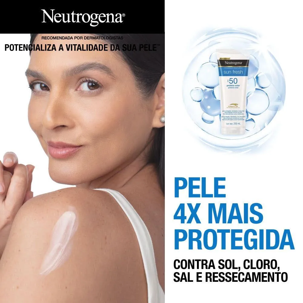 Protetor Solar Neutrogena Sun Fresh FPS90 200ml — foto 7