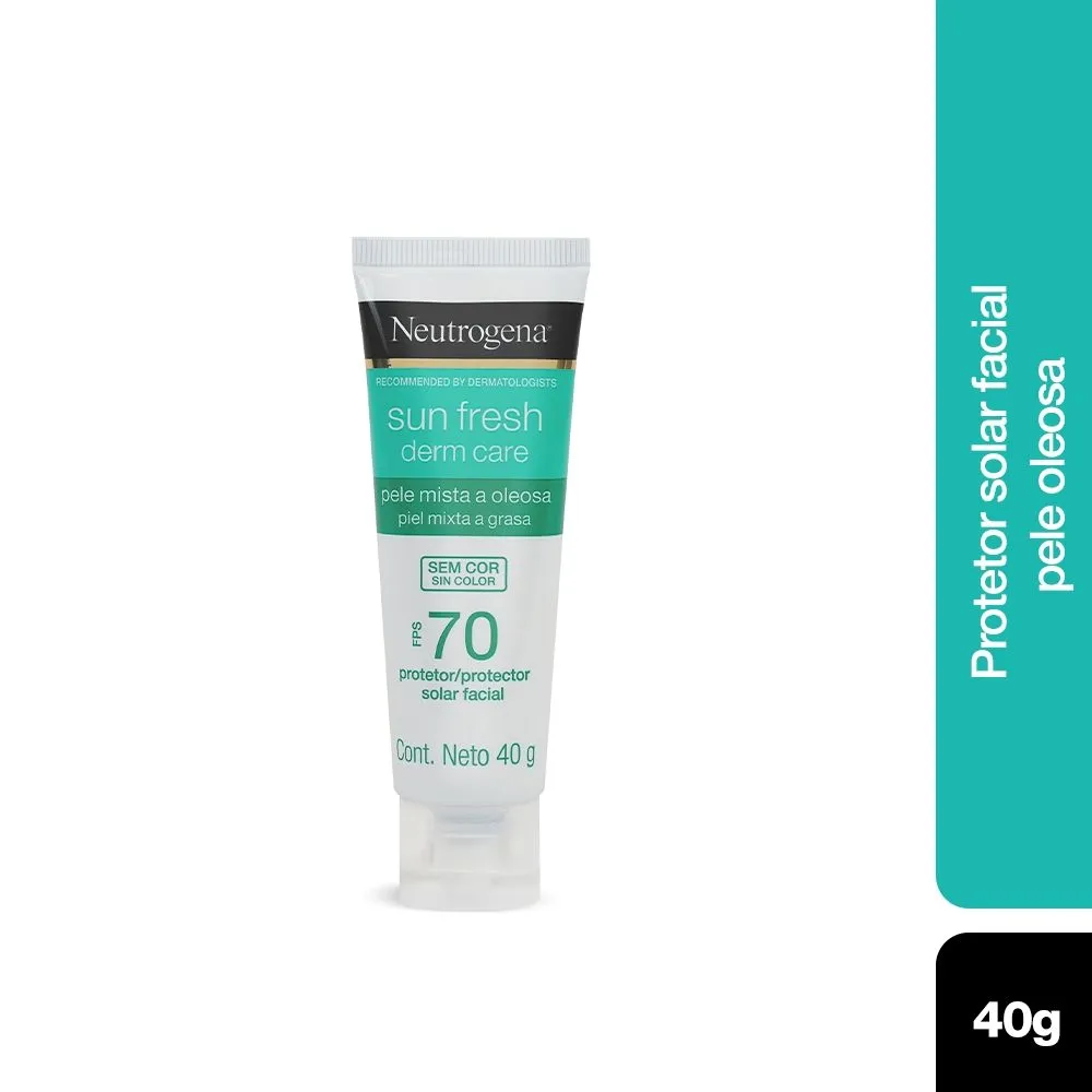 Protetor Solar Neutrogena Sun Fresh Oily Skin Sem Cor Fps70 40g