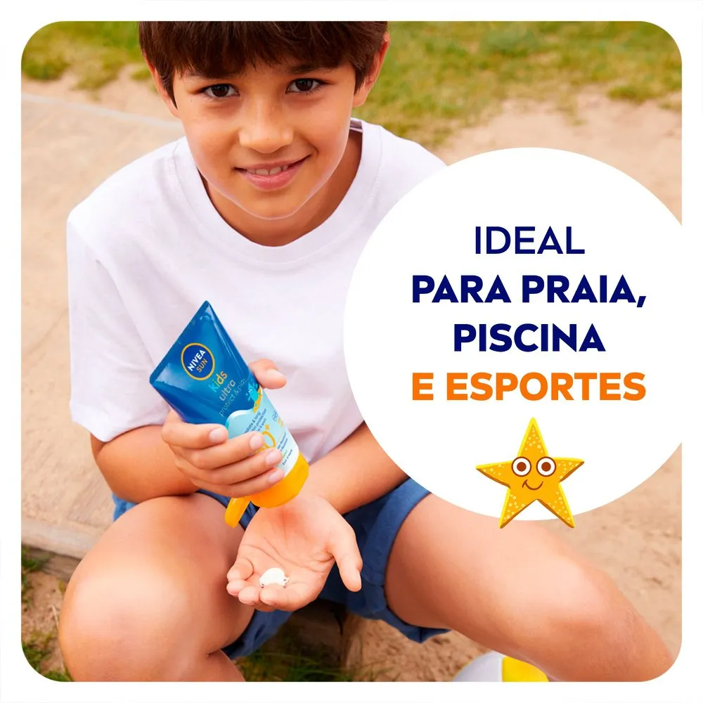 Protetor Solar Nivea Sun Kids Brincando na Água FPS60 150ml — foto 6