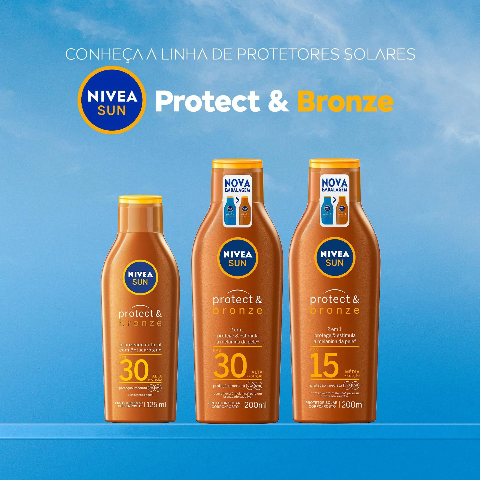 Protetor Solar Nivea Sun Protect & Bronze FPS30 200ml — foto 8