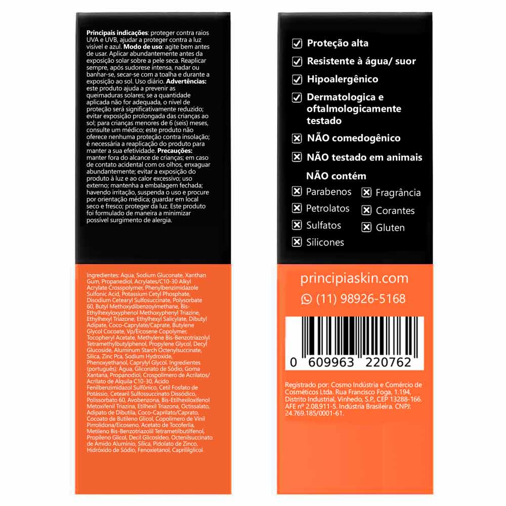 Protetor Solar Principia Fps 50 40ml — foto 2