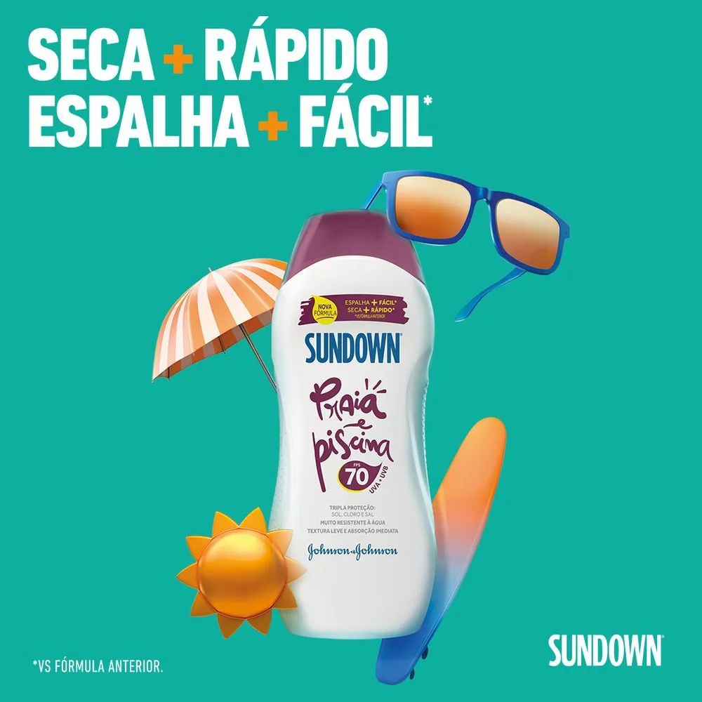 Protetor Solar Sundown Praia e Piscina FPS70 200ml — foto 3