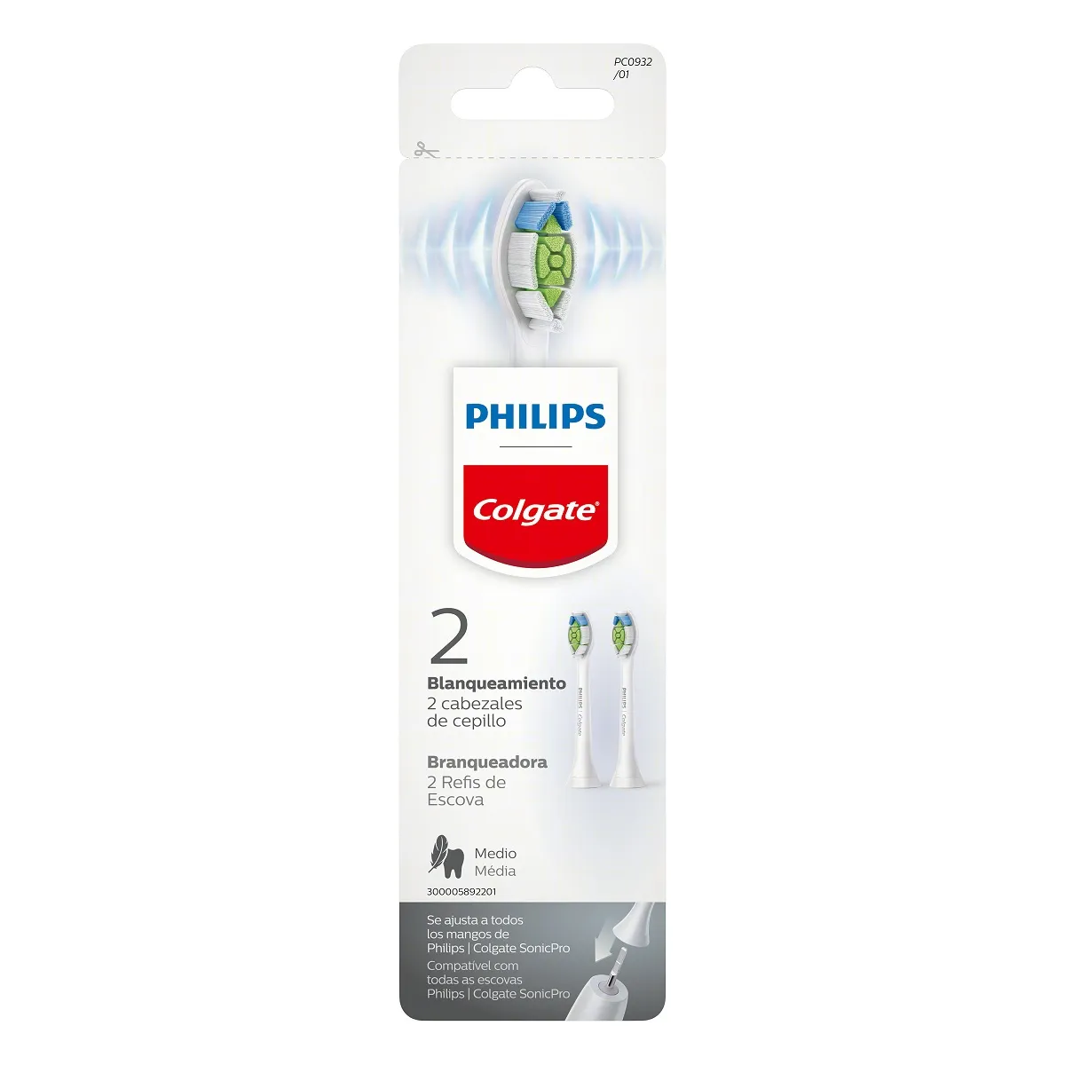 Refil para Escova Dental Elétrica Philips Colgate Branqueadora 2 Unidades — foto 2