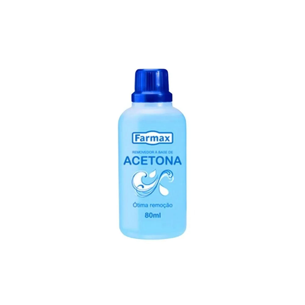 Remov Esm Farmax removedor com acetona farmax 80ml 12cx